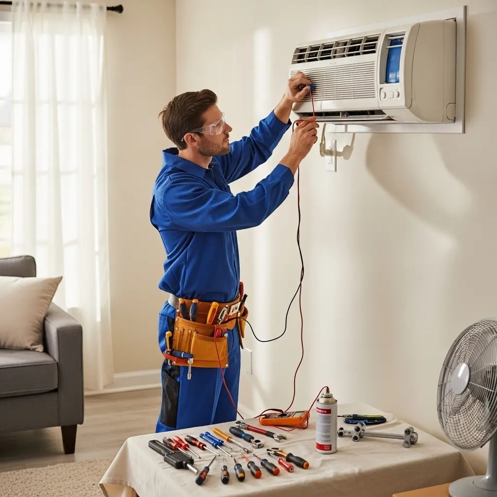 Demirci Amana Amana klima gaz dolumu ve bakım – Enerji verimliliği artırıldı. - Teknik servis örneği